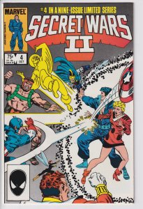 SECRET WARS II #4 (Oct 1985) NM- 9.2 white!