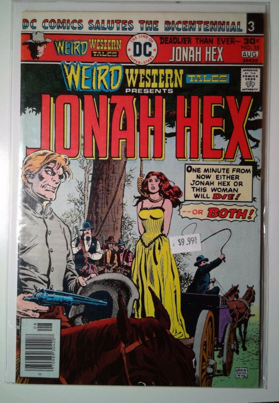 Weird Western Tales #35 (1976) Jonah Hex DC Comics 7.5 VF- Comic Book