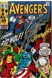 Avengers #80,  5.5 or better