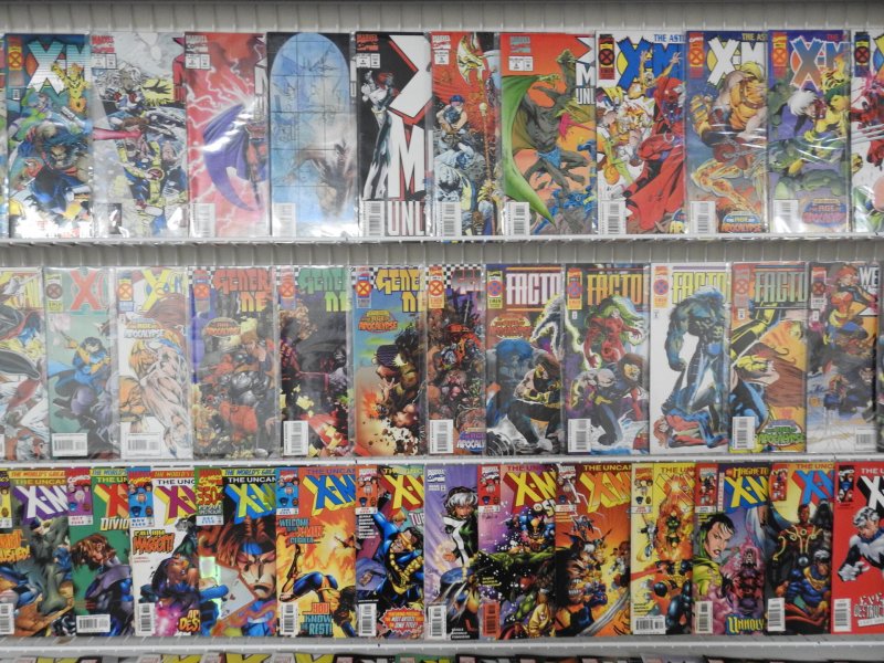 Huge Lot 180+ Comics W/ Uncanny X-Men, Weapon X, Chronicles+ Avg VF Condition!