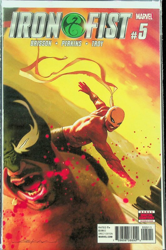 Iron Fist #2-7 (Apr-Sep 2017, Marvel) - 6 comics - Near Mint