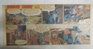 Hopalong Cassidy Sunday Page by Dan Spiegle from 11/8/1953 Size 7.5 x 15 inches