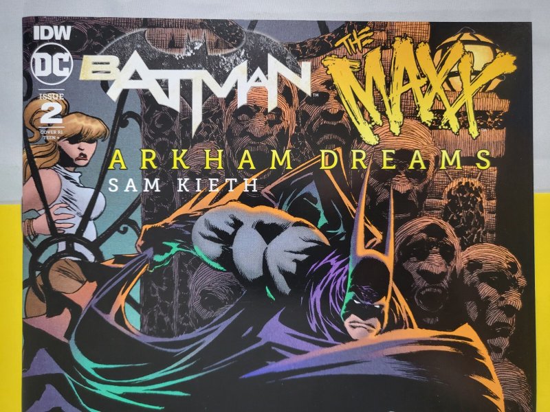 Batman The Maxx Arkham Dreams #2 Kelley Jones 1:10 Variant 2018 IDW Sam Keith