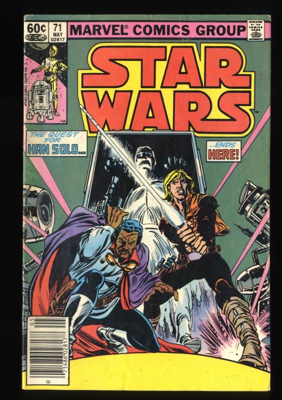 Star Wars #71 VG- 3.5 Newsstand Variant 1st Bossk!