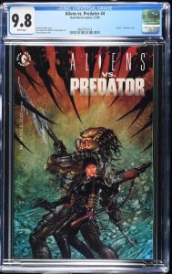 Aliens vs. Predator #4 (12/90) Graded CGC 9.8