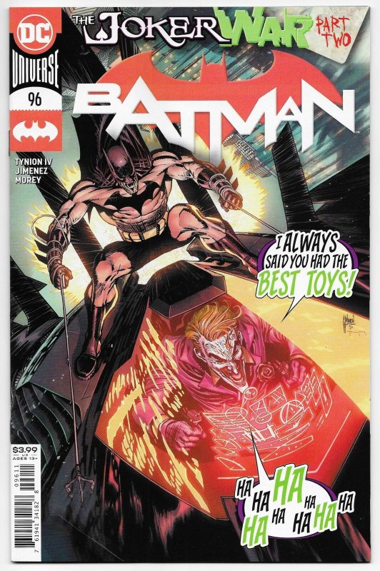 Batman #96 Main Cvr | Joker War (DC, 2020) NM