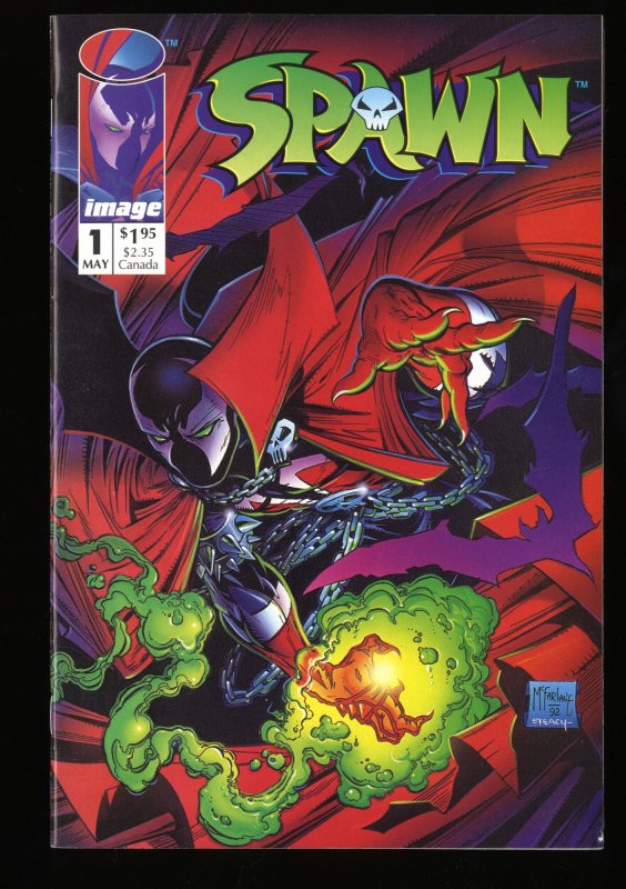 Spawn #1 VF+ 8.5 McFarlane!