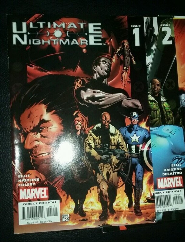 Ultimate nightmare complete set 1-5 movie run collection lot marvel comics