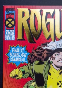 Rogue #1-4 (1995) [Lot of 4 books] Foil Cvr - [KEY] 1st solo - NM!