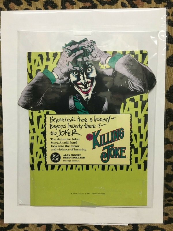 Killing Joke Store Counter Display Backing - No Tray -  FINE Condition - RARE!!!