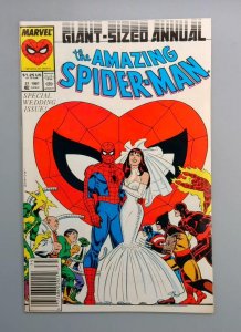 The Amazing Spider-Man Annual #21, Wedding Issue, Newsstand Marvel, 1987