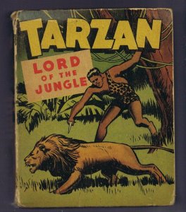 Tarzan Lord of the Jungle ORIGINAL Vintage 1946 Whitman Big Little Book 1407