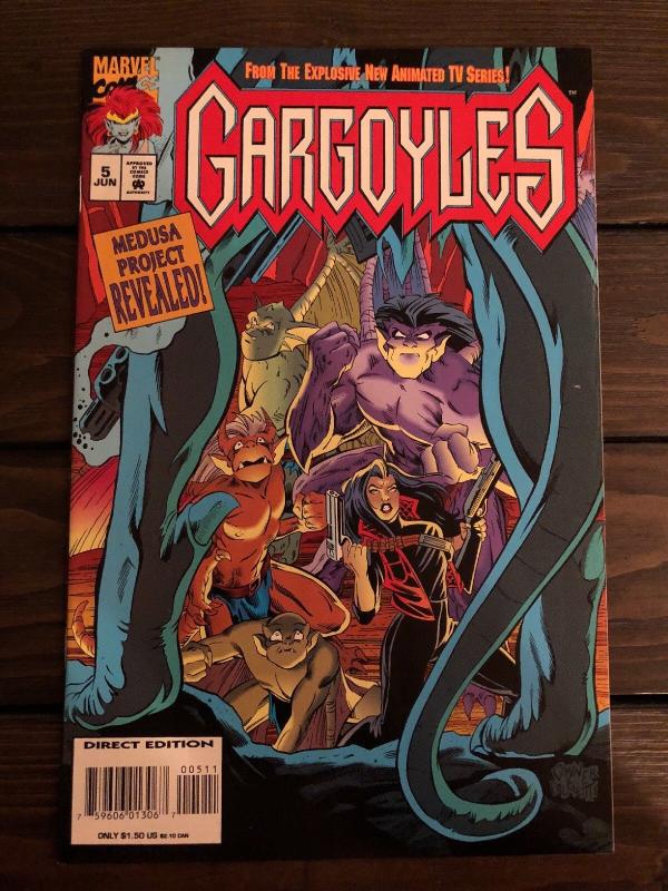 Gargoyles #5 (1995, Marvel) NM Based on the Disney Animated TV Series Scarce HTF