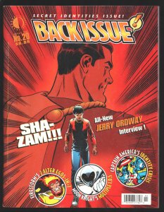 Back Issue! #20 2/2007-Shazam-Firestorm-Captain America-Jerry Ordway intervie...