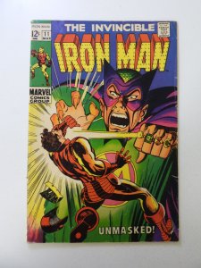 Iron Man #11 (1969) VG- condition 1 spine split