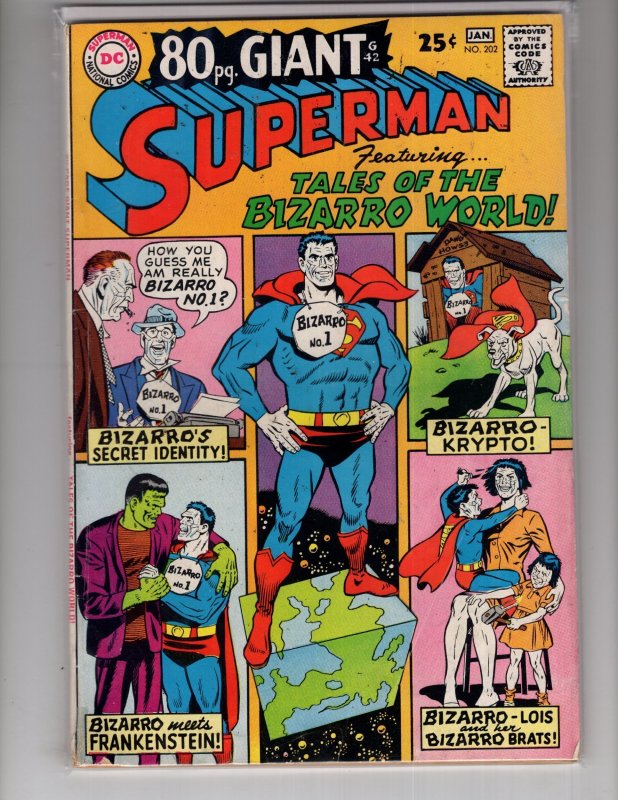 Superman #202 (1968)    / CR500-MC#23