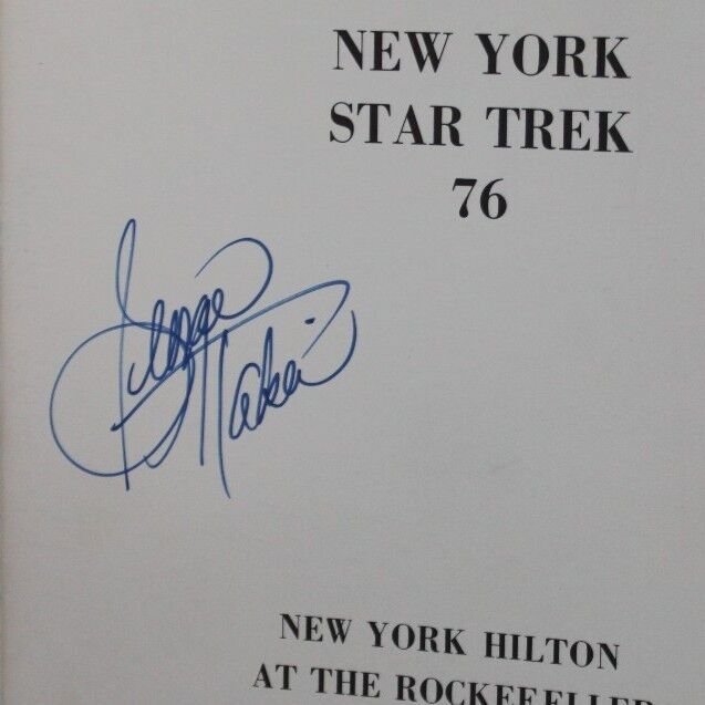1976 New York Star Trek 76 Signed George Takei, Rockefeller Center ~ WH
