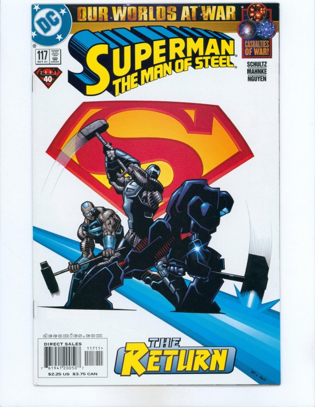 Superman: The Man of Steel 117 Direct Edition (2001)