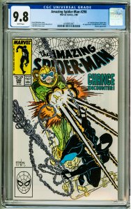 The Amazing Spider-Man #298 (1988) CGC 9.8! White Pages!