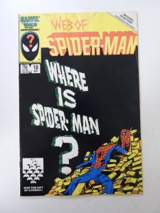 Web of Spider-Man #18 (1986) FN+ condition