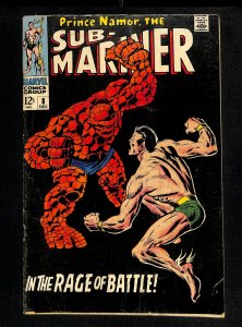 Sub-Mariner #8 GD/VG 3.0 Vs Thing!