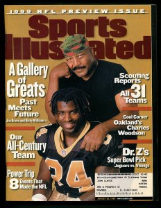Sports Illustrated ( 8.0 VFN)  Jim Brown  /  August 1999