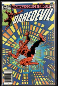 Daredevil #186 Newsstand Edition (1982) Daredevil