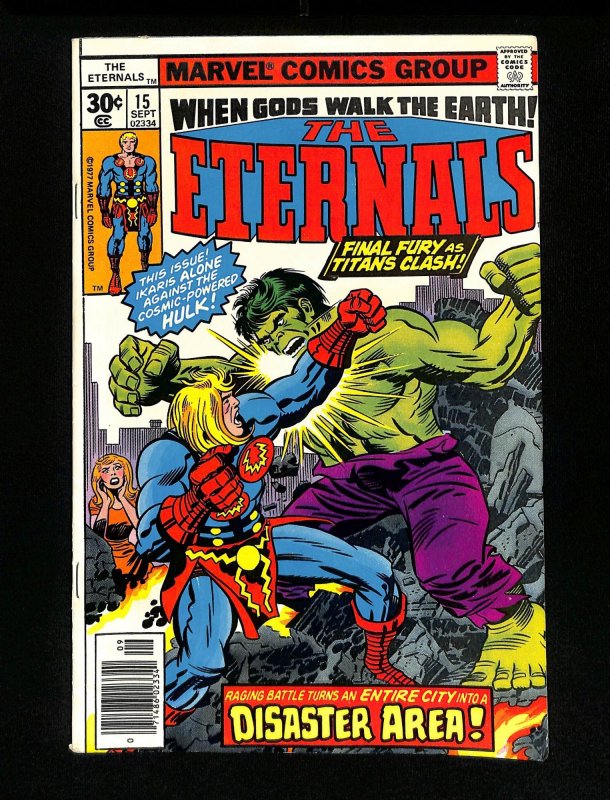 Eternals #15 Vs. Hulk!