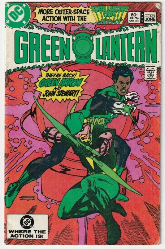 Green Lantern #165 Green Arrow June 1983 DC