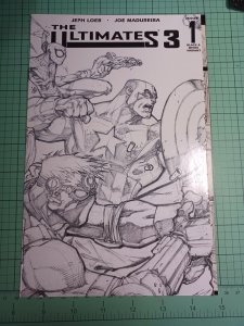 Ultimates 3 #1 NM Sketch cover Marvel Comics c178