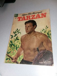 Tarzan #50 dell comics 1953 golden age jungle lex barker photo cover from movie