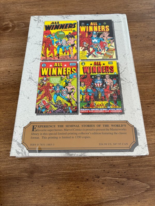 Marvel Masterworks Vol # 55 All Winners 1-4 Book Limited 1350 SEALED Copy 5 J411