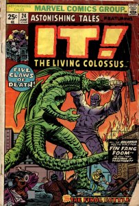 Astonishing Tales #24 (1974) It, the Living Colossus