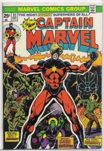 Captain Marvel (vol. 1, 1972) #32 GD/VG Starlin, Iron Man, Thanos, Drax