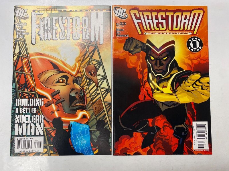 5 Firestorm DC comic book #22 23 24 25 26 91 KM10