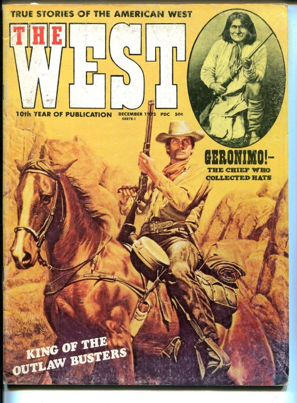 West 12/1972-Stagecoach-Geronimo-pulp thrills-outlaw buster-VG