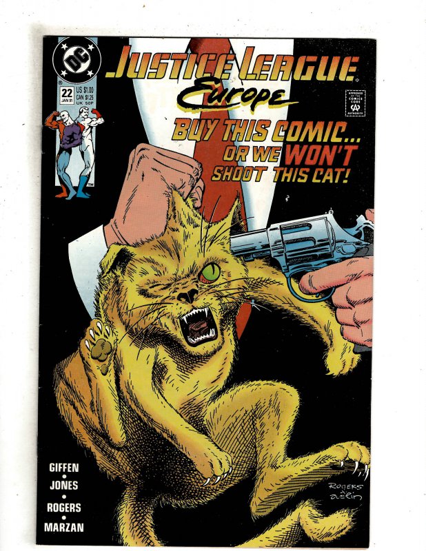 Justice League Europe #22 (1991) DC Comic Superman Flash OF7