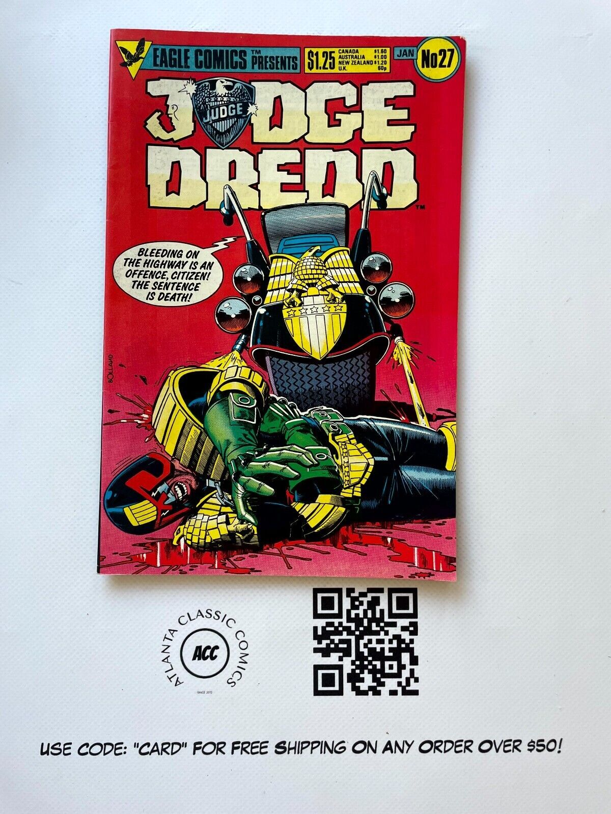 Brian Bolland: behind the scenes of his classic Judge Dredd art! 