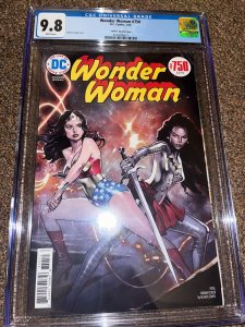 Wonder Woman 750 (2016), Oliver Copiel 1970s, Variant CGC Graded 9.8