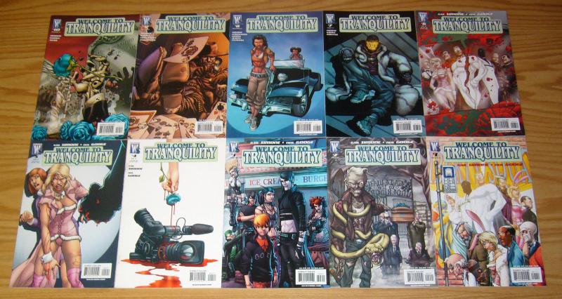 Welcome to Tranquility #1-12 VF/NM complete series + armageddon + one foot 1-6