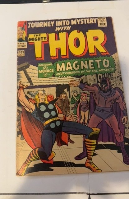 Journey Into Mystery #109 (1964)Thor vs Magneto see descrip
