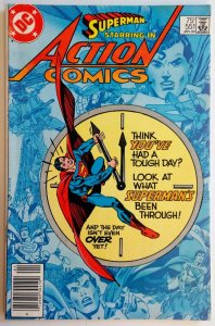 Action Comics #551 RARE MARK JEWELERS
