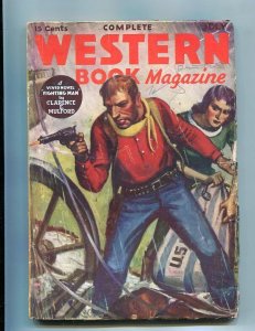 PULP:  COMPLETE WESTERN PULP-JULY-1935-GUN FIGHT COVER ART-RAR VG
