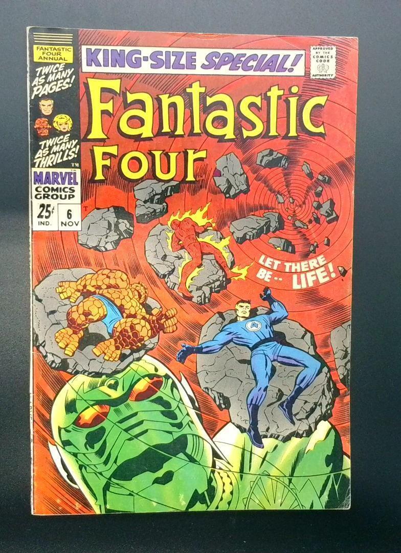 Fantastic Four Annual #6 FN+ 1st Franklin Richards, Annihilus Marvel, 1966 JR1