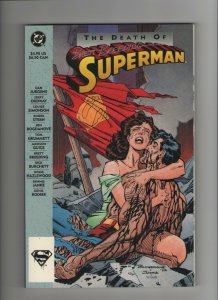 Death Of Superman TPB - Signed By Brett Breeding - (Grade 9.2+) WH