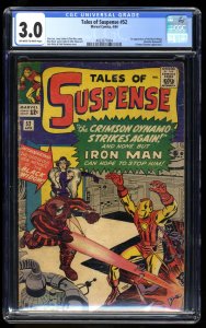 Tales Of Suspense #52 CGC GD/VG 3.0 Off White to White 1st Black Widow!