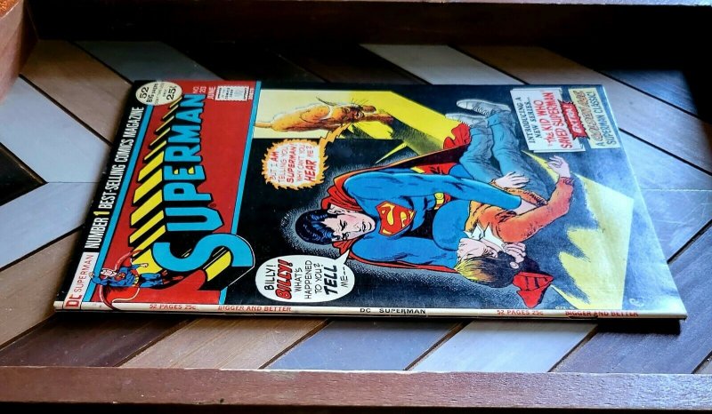 SUPERMAN #253 VG+ (D.C. Comics, June 1972) Virgil Finlay artwork