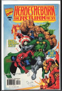 Heroes Reborn: The Return #3 Direct Edition (1997) Human Torch