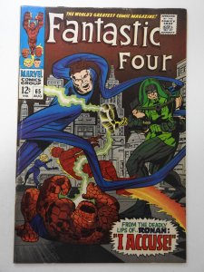 Fantastic Four #65 (1967) FN Condition! 1st Appearance of Ronan the Accuser!