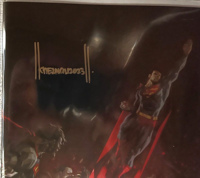 ?~DC~SUPERMAN #1 (2023)~?~KAEL NGU~?~VIRGIN FOIL~?~SIGNED BY NGU w/COA~?